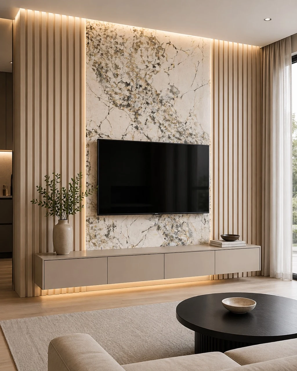 Contemporary wall panel design
