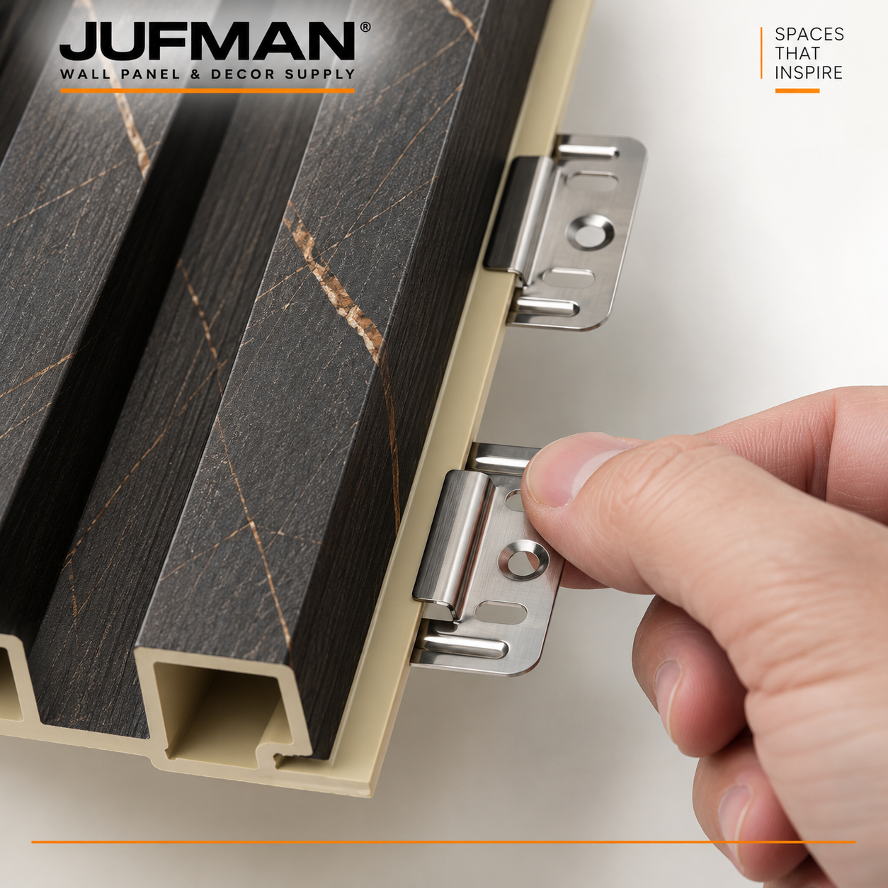 WPC wall panel clips, screws and installation options